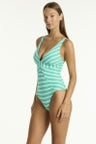 Sea Level - Biarritz Panel Line One Piece