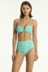 Sea Level - Biarritz V Bar Bandeau Top