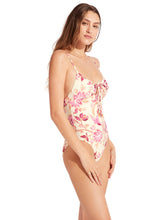 Load image into Gallery viewer, Seafolly - Silk Road Drawstring Keyhole One Piece
