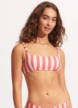 Load image into Gallery viewer, Seafolly - Cabana Gathered Strap Bralette
