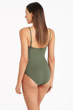 Load image into Gallery viewer, Sea Level - Essentials High Leg Bandeau One Piece
