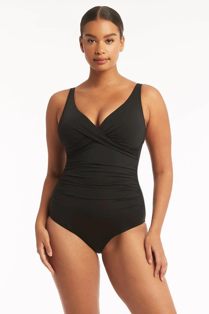 Sea Level - Essentials Cross Front Multifit One Piece